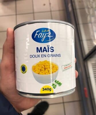 Mais doux en grain