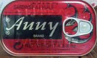 Sardines à l'huile végétale