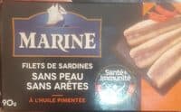 Filets de sardines sans peau sans arêtes