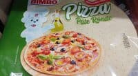 Pâte à pizza ronde