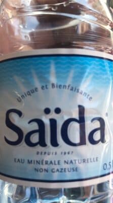 Saida Eau Minérale Naturelle Non Gazeuse