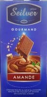 Chocolat au lait Gourmand amande