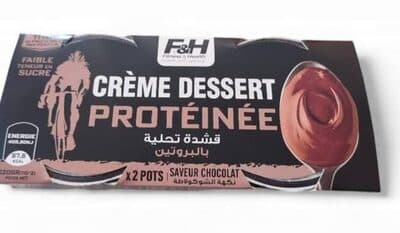 crème dessert protéinée