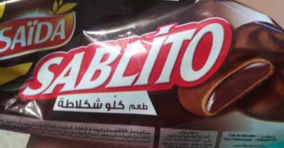 sablito goût chocolat