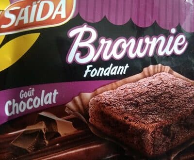 Brownie fondant goût chocolat