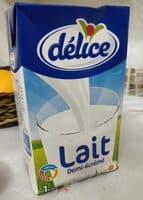 Lait demi-écrémé UHT