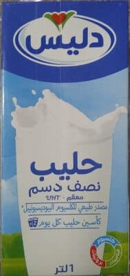 Lait demi écrémé UHT