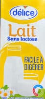 Lait sans lactose