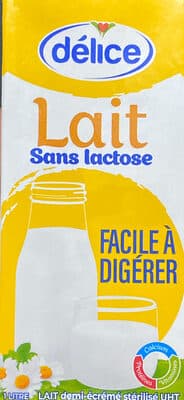 Lait sans lactose