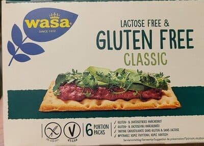 Sans gluten et sans lactose