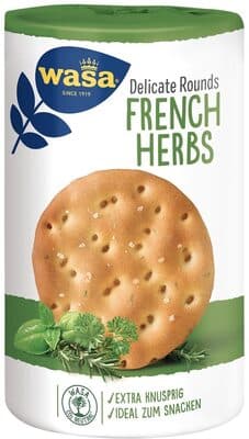 Tasty snacks french herbs rounds