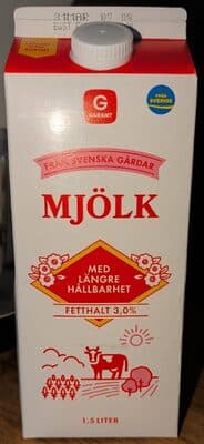 Mjölk med lite längre hållbarhet