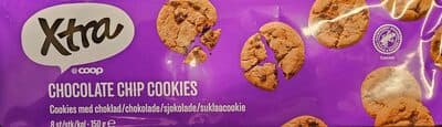 Cookies med sjokolade