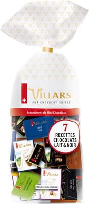 Assortiment Villars Mini Chocolats Lait et Noir 500g
