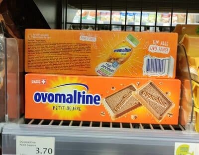 Petit beurre ovomaltine noir