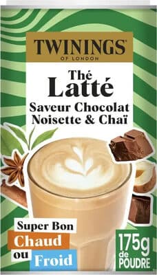 Thé latté chocolat noisette & chaï