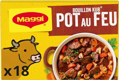 NESTLE MAGGI KUB Bouillon Pot-au-Feu 180g - 18 tablettes