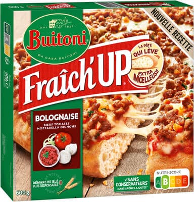 BUITONI FRAICH'UP pizza surgelée Bolognaise 600g