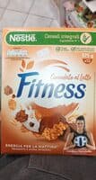 Fitness Cioccolato Cereali - Fiocchi di frumento e fiocchi ricoperti di cioccolato al latte