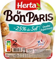 LE BON PARIS jambon -25% de sel