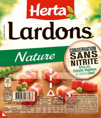 HERTA Lardons nature cons.sans nitrite
