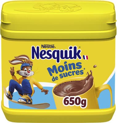 NESQUIK Moins de Sucres Poudre Cacaotée