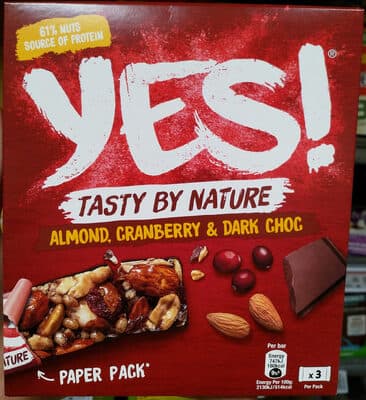YES! Cranberries et Chocolat Noir