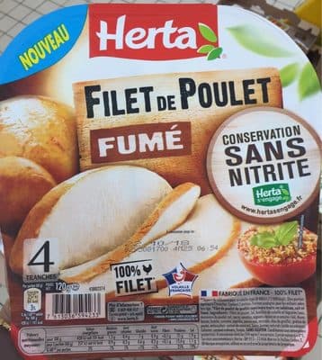 Filet de poulet fumé sans nitrite