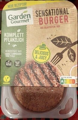 Sensational Burger aus Sojaprotein