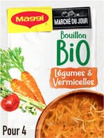 MAGGI BIO Bouillon Légumes Vermicelles - Sachet de 60g