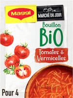 MAGGI BIO Bouillon Tomates Vermicelles - Sachet de 70g
