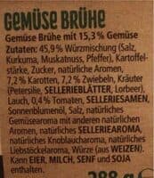 Gemüsebrühe