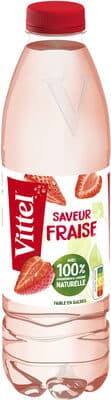 VITTEL 100% NATUREL eau aromatisée Fraise 1L