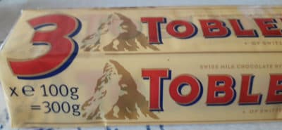 Pack 3X100G Toblerone Lait Suchard