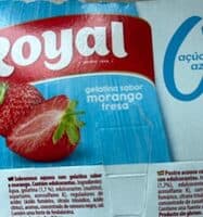 Gelatina sabor morango