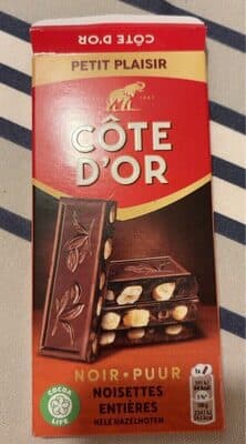 Chocolat Noisettes Entières