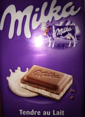 Chocolat fourré au lait