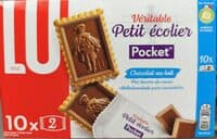 Véritable Petit écolier Pocket Chocolat au Lait
