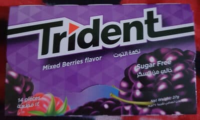 Trident Mixed Berries Flavour