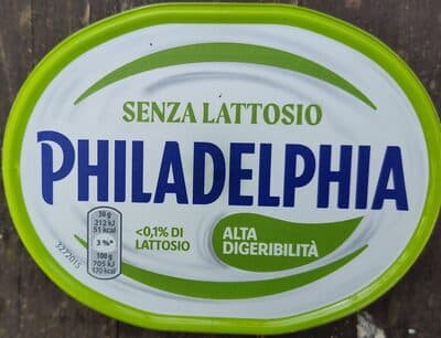 Philadelphia senza lattosio