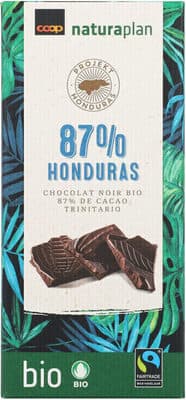 Chocolat noir bio 87% Honduras
