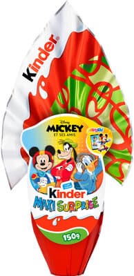 Maxi Kinder Surprise Minions, œuf de chocolat au lait 150g.