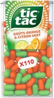 Bonbons Tic Tac x110 pastilles ORANGE & CITRON VERT - 54g