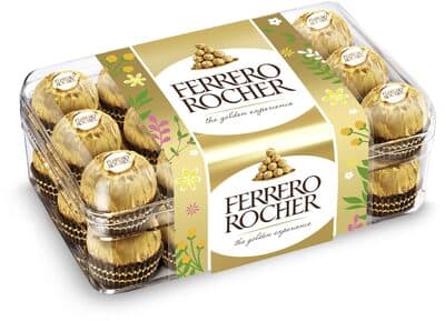 Crisp hazelnut and milk chocolates