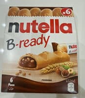 Biscuits NUTELLA B-ready Noisettes et Cacao x6 - 132g