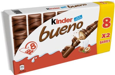 Barre Chocolatée Kinder Bueno Chocolat au Lait x8 - 344g