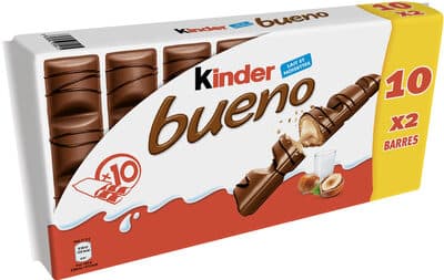 Barre Chocolatée Kinder Bueno Chocolat au Lait x10 - 430g