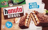 Hanuta Riegel Milch & Nuss 5er-Pack