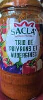 Trio de poivrons et aubergines