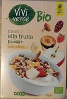 Muesli alla frutta biologico